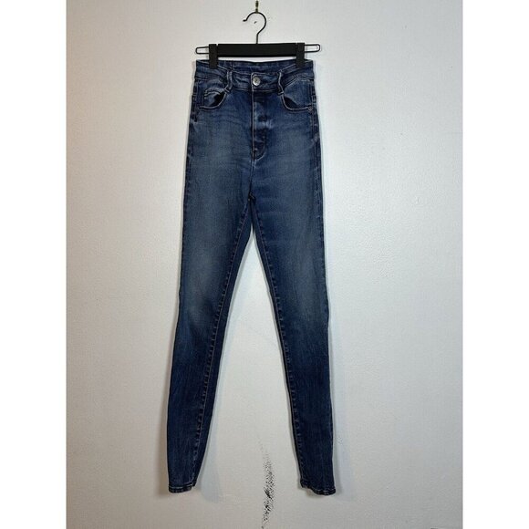 Candiani Denim - CANDIANI Denim TG 27 Milan Italy DISTRESSED Long Skinny Women’s Jeans 20 SS2019